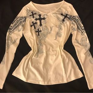 y2k graphic long sleeve